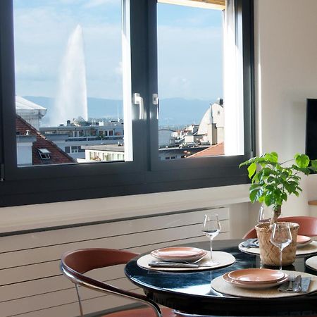 Wowappartements Vue Sur Le Jet D'Eau Genf Kültér fotó