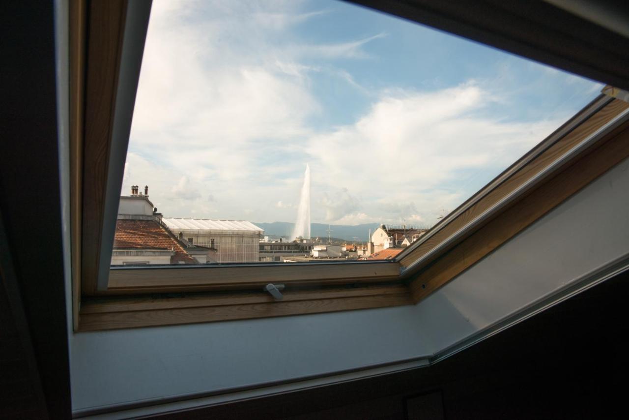 Wowappartements Vue Sur Le Jet D'Eau Genf Kültér fotó