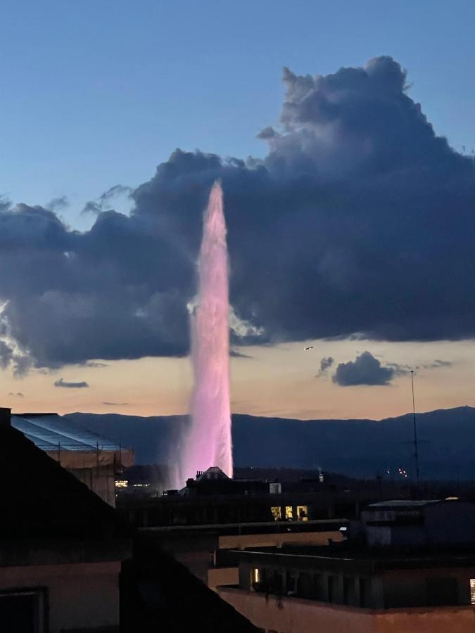 Wowappartements Vue Sur Le Jet D'Eau Genf Kültér fotó